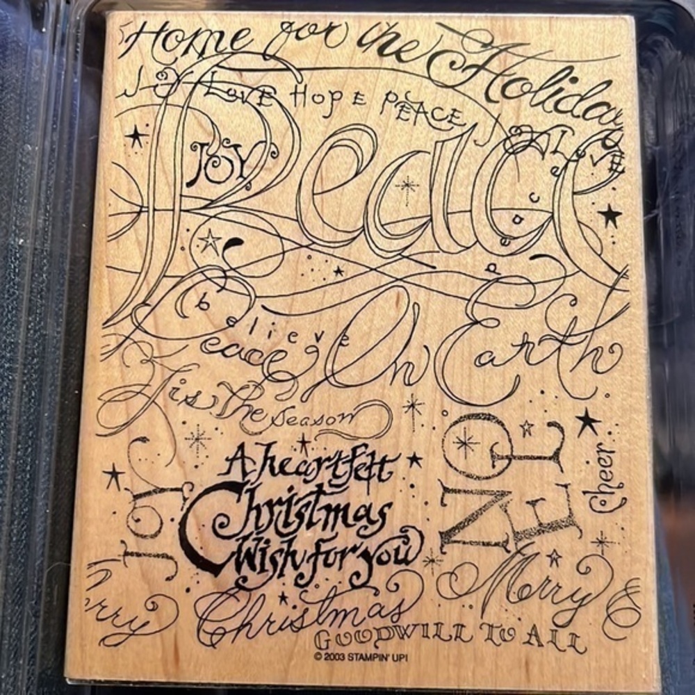 Stampin Up - extra large Christmas stamp